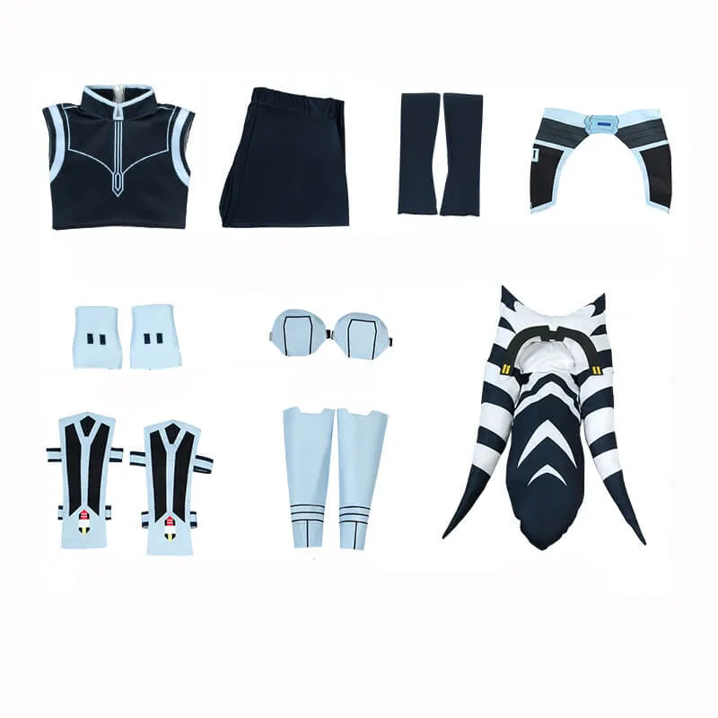 Ahsoka Tano Costume Adults Ahsoka Cosplay Outfit Kids Halloween Carvinal Suit BEcostume