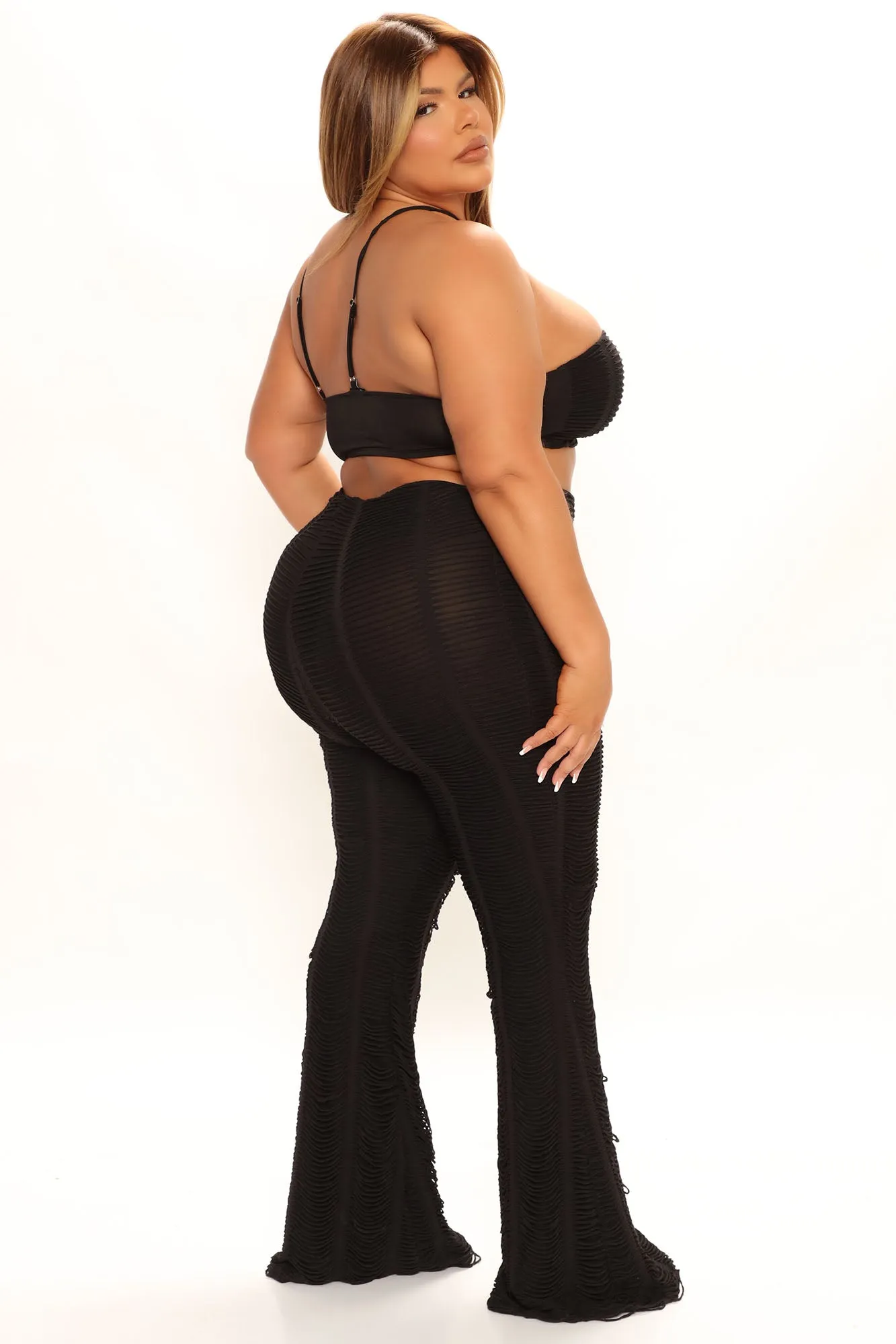 Attention On You Distressed Pant 32 - Black