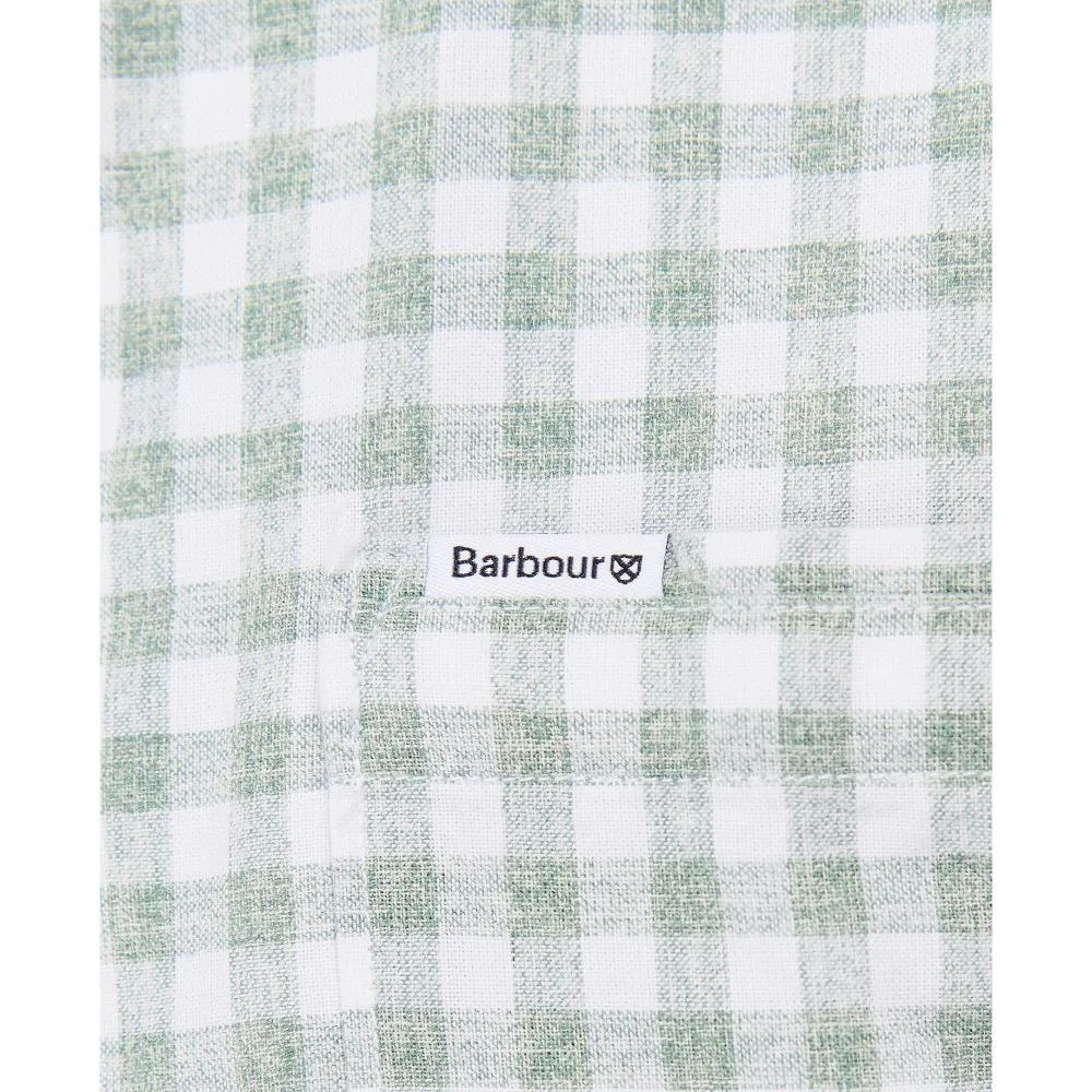 Barbour Kane Tailored Mens Shirt - Green