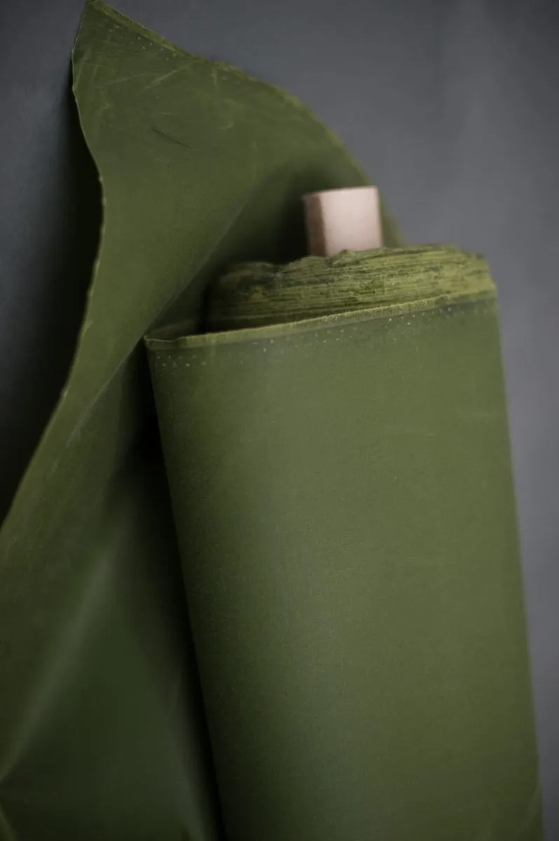 British Organic Cotton Traditional Oilskin - Grass - Merchant & Mills