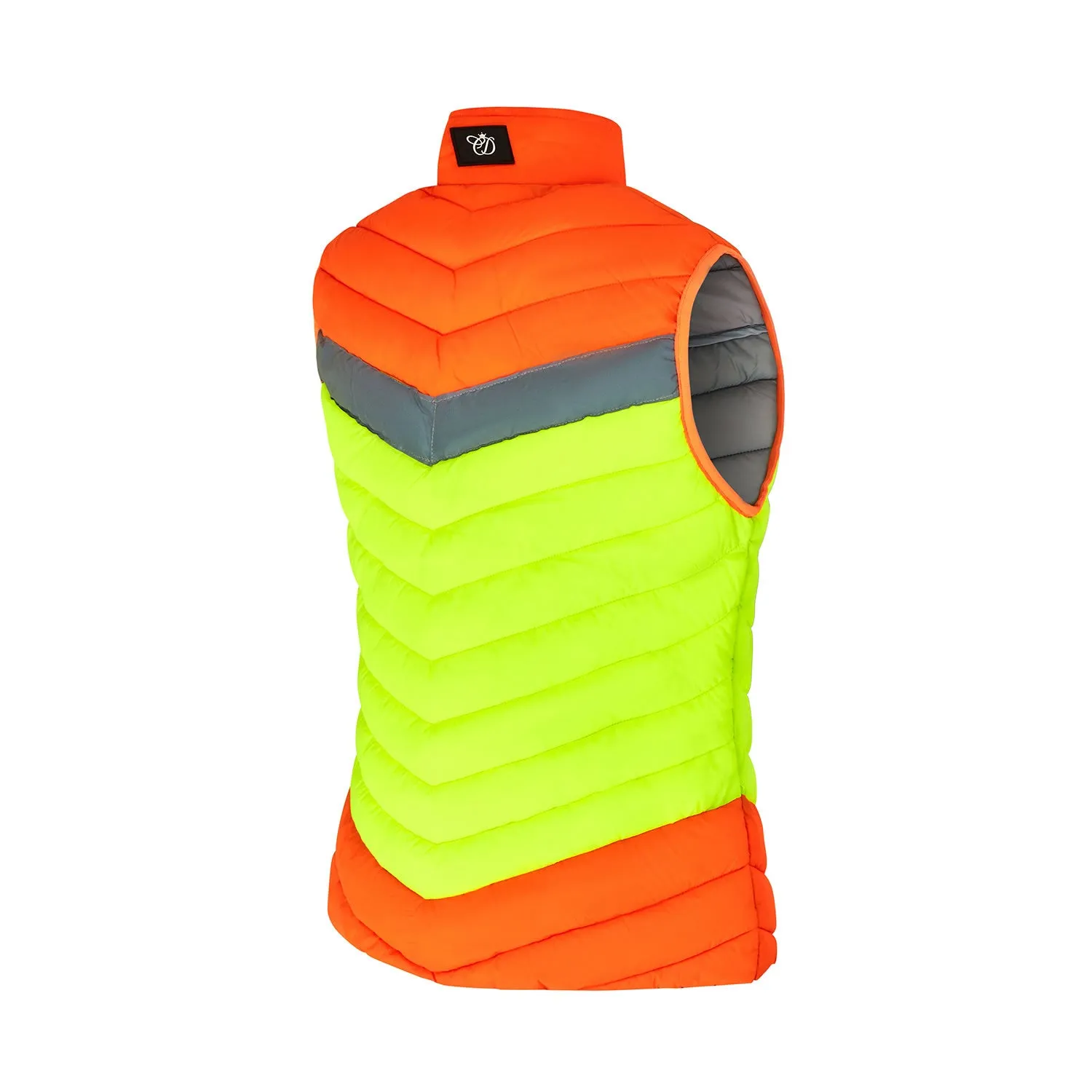 Equisafety Hi-Vis Riding Gilet Yellow/Orange