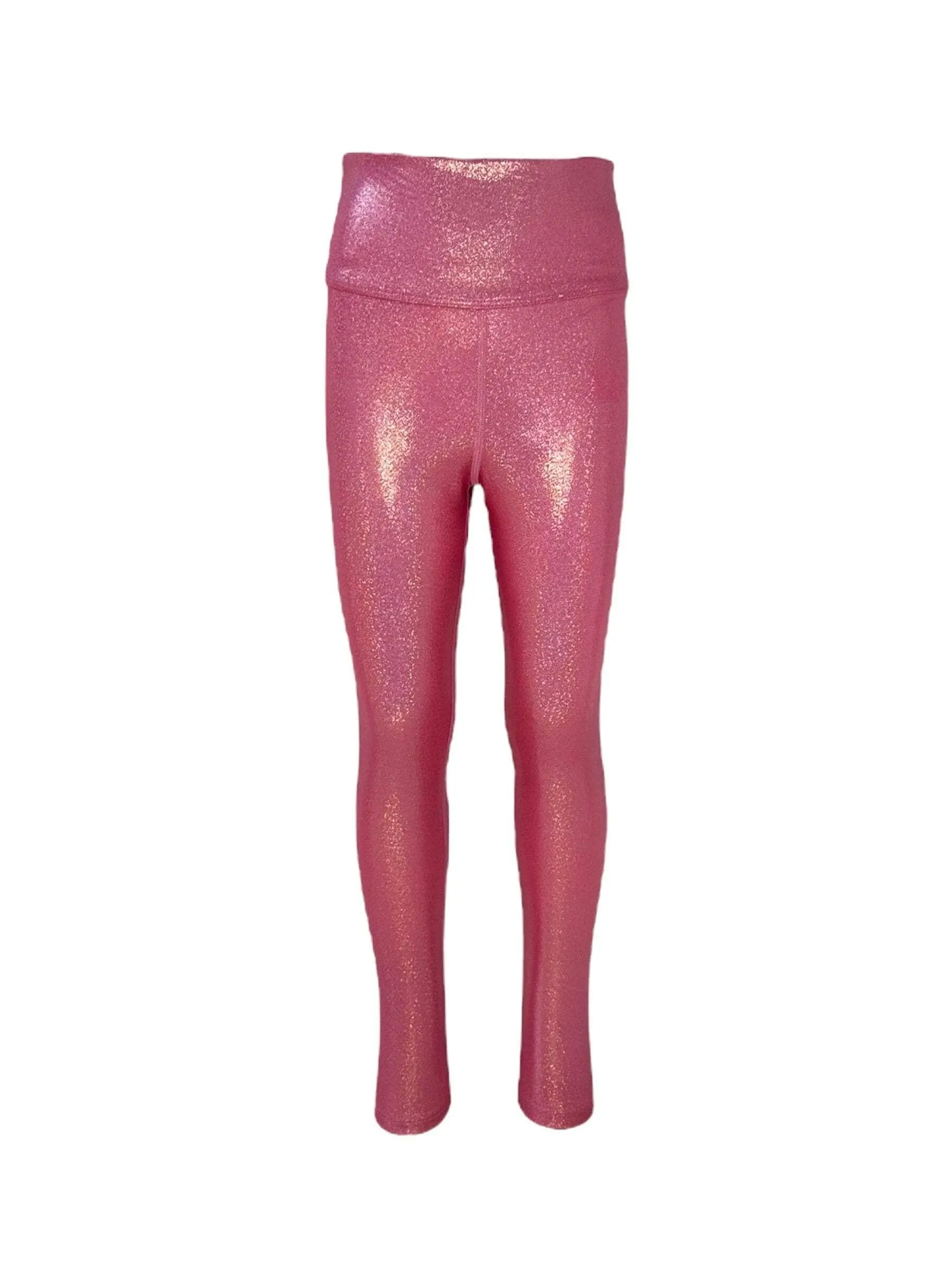 Lola   The Boys Metallic Pink Athletic Leggings