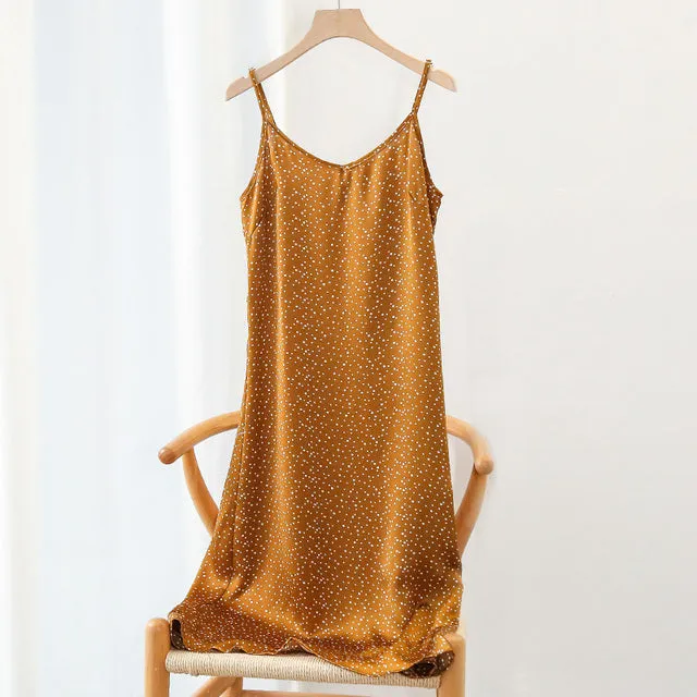 Penelope Satin Women's Shift Dress