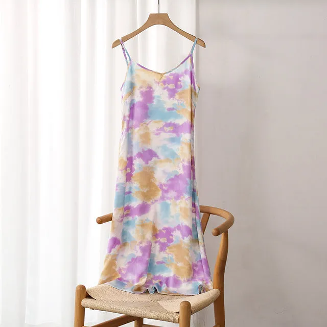 Penelope Satin Women's Shift Dress