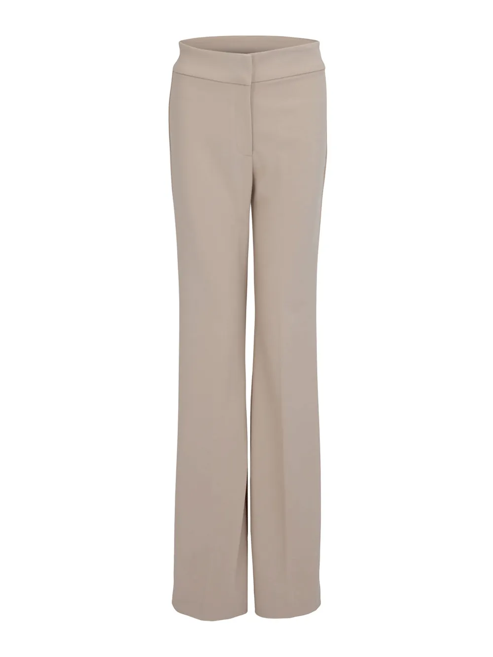 Scuba Crepe High Rise Wide Leg Pants