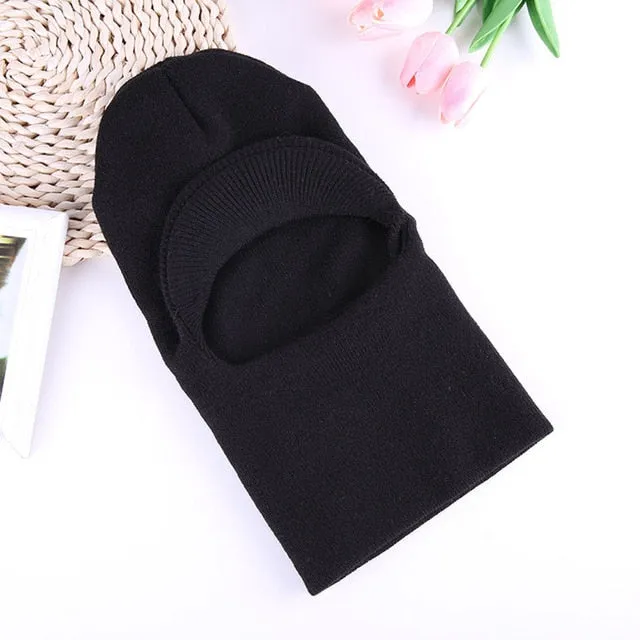 Sidiou Group Thick Wool Polar Fleece Winter Neck Warmer Thermal Windproof Balaclava Snowboard Hats