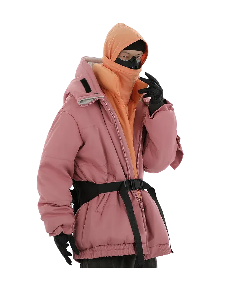 Techwear "Salmon Ice" Parka