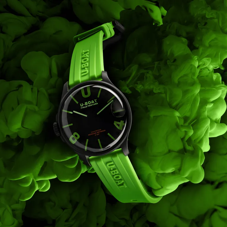 U-Boat Watch Darkmoon 44 Green Curve Black PVD 9534/A